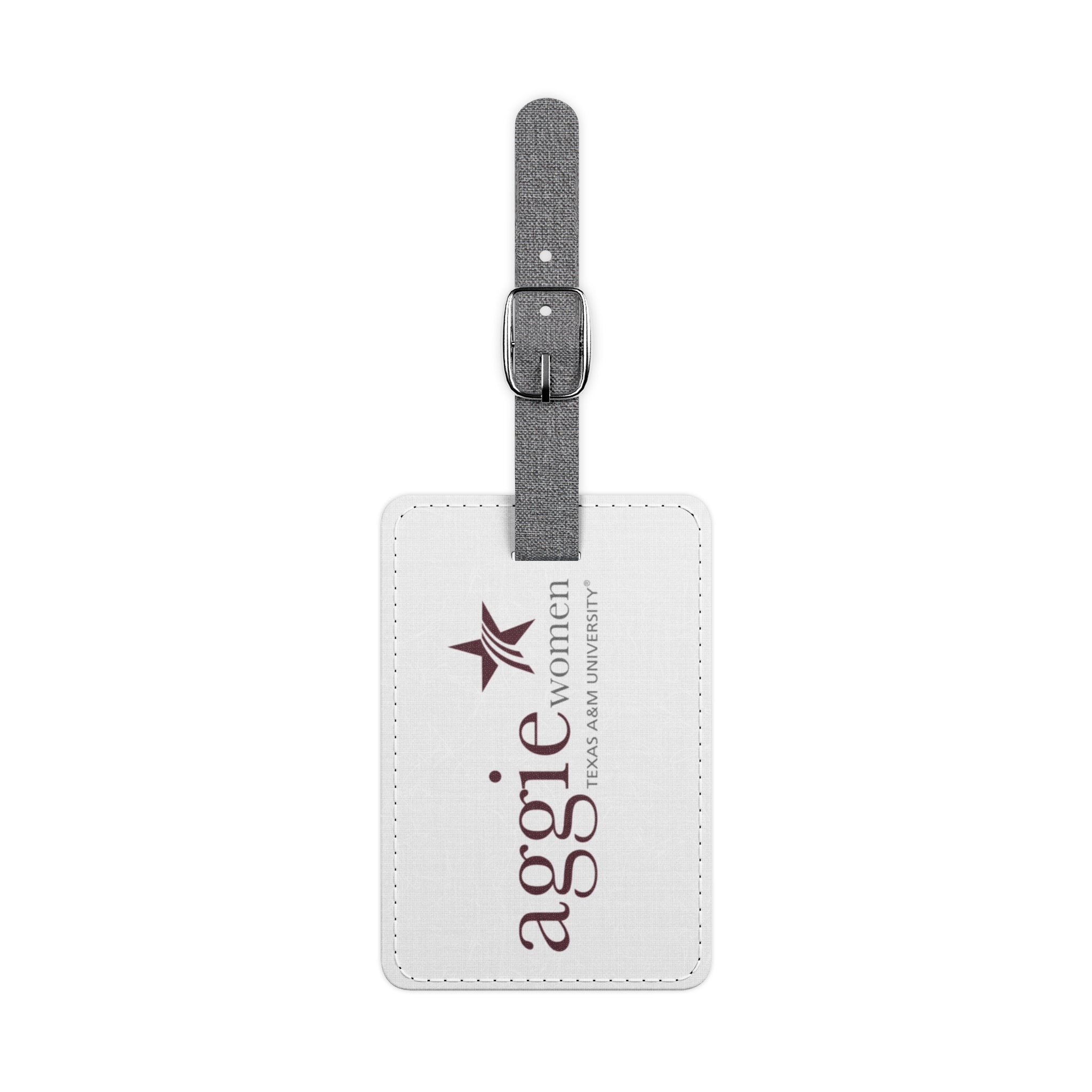 Saffiano Polyester Luggage Tag, Rectangle